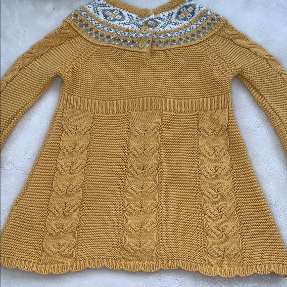 Cynthia Rowley Yellow Sweater Dress 3-6M EUC - Picture 8 of 9